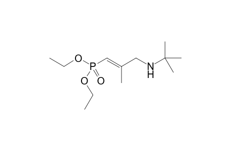 Diethyl (1E)-3-(tert-butylamino)-2-methylprop-1-enylphosphonate