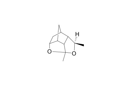 4,11-Dioxa-3,5-dimethyltetracycloundecane Cage Compound