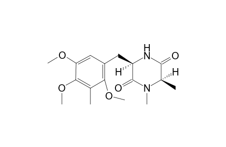 (3SR,6SR)-3-(2,4,5-Trimethoxy-3-methylbenzyl)-1,6-dimethylpiperazine-2,5-dione