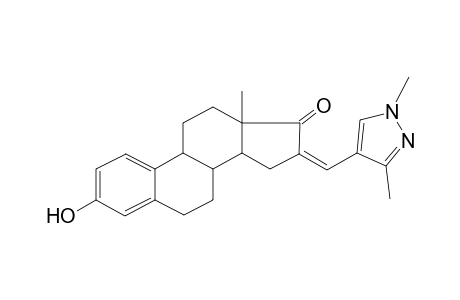 (16Z)-16-[(1,3-dimethyl-4-pyrazolyl)methylidene]-3-hydroxy-13-methyl-6,7,8,9,11,12,14,15-octahydrocyclopenta[a]phenanthren-17-one