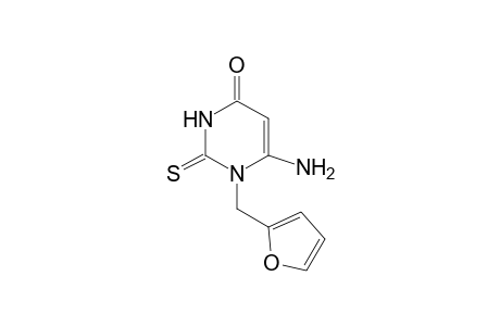 4(1H)-Pyrimidinone, 6-amino-1-(2-furanylmethyl)-2,3-dihydro-2-thioxo-