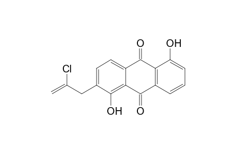 2-(2'-chloroprop-2'-enyl)-1,5-dihydroxyanthraquinone