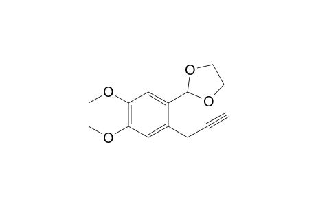 2-(4,5-dimethoxy-2-prop-2-ynyl-phenyl)-1,3-dioxolane