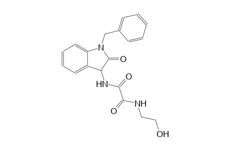 ethanediamide, N~1~-[2,3-dihydro-2-oxo-1-(phenylmethyl)-1H-indol-3-yl]-N~2~-(2-hydroxyethyl)-