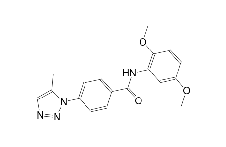 benzamide, N-(2,5-dimethoxyphenyl)-4-(5-methyl-1H-1,2,3-triazol-1-yl)-