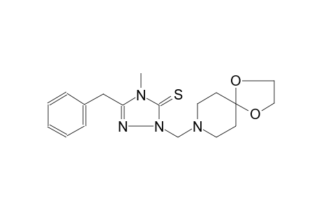 5-benzyl-2-(1,4-dioxa-8-azaspiro[4.5]dec-8-ylmethyl)-4-methyl-2,4-dihydro-3H-1,2,4-triazole-3-thione