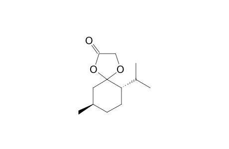 (2S,5R)-2-(1-methylethyl)-5-methylcyclohexanespiro-2'-(1',3'-dioxolan-4'-one) (5A)