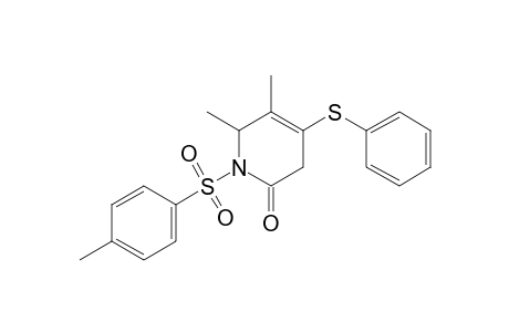 5,6-Dimethyl-4-(phenylthio)-1-tosyl-1,2,3,6-tetrahydro-2-pyridinone
