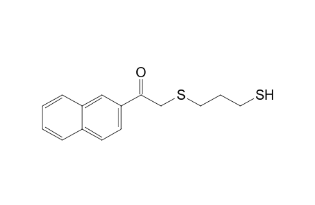 1-(2-Naphthyl)-2-[(3-sulfanylpropyl)sulfanyl]ethan-1-one