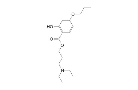 3-(Diethylamino)propyl 2-hydroxy-4-propoxybenzoate