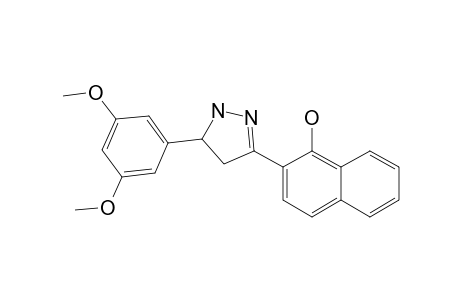 2-[5-(3,5-DIMETHOXYPHENYL)-PYRAZOLIN-3-YL]-NAPHTHALEN-1-OL