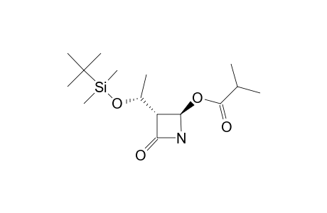 (1'R,3S,4S)-3-[1-(TERT.-BUTYLDIMETHYLSILYLOXY)-ETHYL]-4-(ISOPROPYLCARBONYLOXY)-AZETIDIN-2-ONE