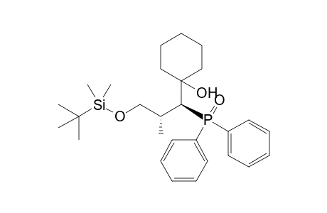 1-[(1S,2R)-3-[tert-butyl(dimethyl)silyl]oxy-1-diphenylphosphoryl-2-methyl-propyl]cyclohexan-1-ol
