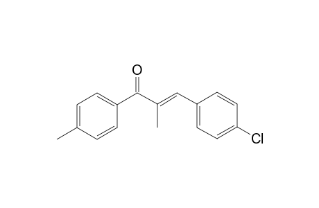 (2E)-3-(4-Chlorophenyl)-2-methyl-1-(4-methylp enyl)prop-2-en-1-one