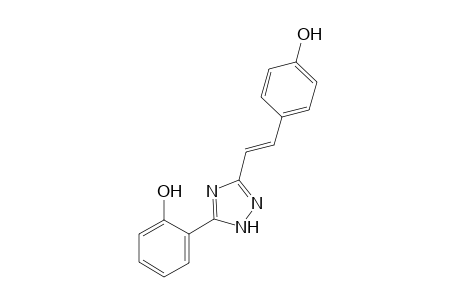 Phenol, 2-[3-[2-(4-hydroxyphenyl)ethenyl]-1H-1,2,4-triazol-5-yl]-