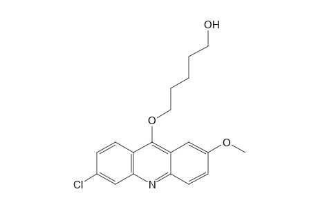 5-[(6-CHLORO-2-METHOXY-9-ACRIDINYL)OXY]-1-PENTANOL