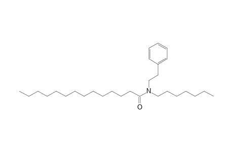 Myristamide, N-(2-phenylethyl)-N-heptyl-