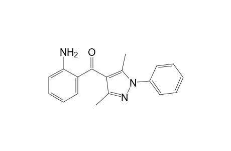4-(2-Aminobenzoyl)-3,5-dimethyl-1-phenyl-1H-pyrazole