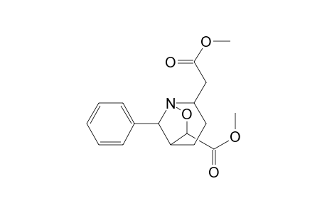 Methyl 8-Phenyl-6-(methoxycarbonyl)-1-aza-7-oxabicyclo[3.2.1]octane-2-acetate