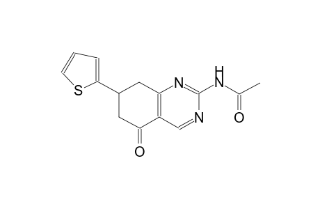 acetamide, N-[5,6,7,8-tetrahydro-5-oxo-7-(2-thienyl)-2-quinazolinyl]-