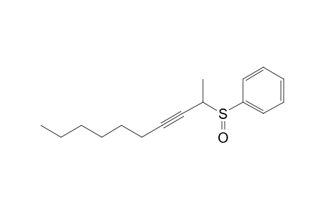 [(1'-Methylnon-2'-ynyl)sulfinyl]benzene