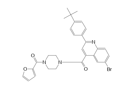 6-bromo-2-(4-tert-butylphenyl)-4-{[4-(2-furoyl)-1-piperazinyl]carbonyl}quinoline