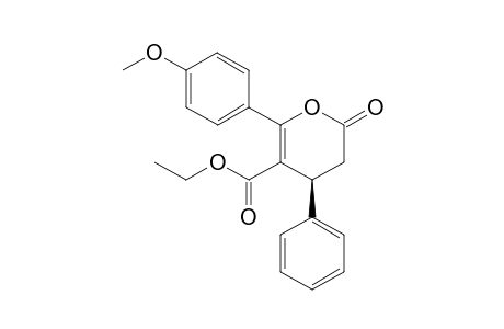 (S)-ethyl 6-(4-methoxyphenyl)-2-oxo-4-phenyl-3,4-dihydro-2H-pyran-5-carboxylate