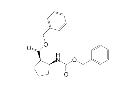 (1R,2S)-cis-2-Benzyloxycarbonylaminocyclopentane-1-carboxylic acid benzyl ester