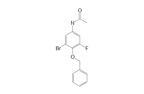 4-(Benzyloxy)-3-bromo-5-fluoroaniline, N-acetyl