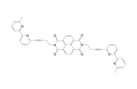 N,N'-bis[4-(6'-methyl-2,2'-bipyridin-6-yl)but-3-ynyl]naphthalene-1,8:4,5-tetracarboximide