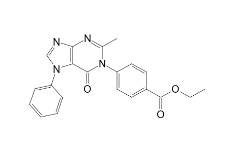 Benzoic acid, 4-(6,7-dihydro-2-methyl-6-oxo-7-phenyl-1H-purin-1-yl)-, ethyl ester