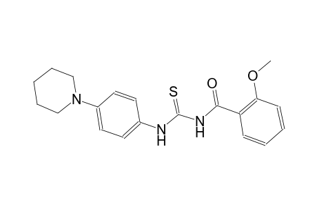 N-(2-methoxybenzoyl)-N'-[4-(1-piperidinyl)phenyl]thiourea
