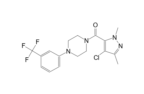 1-[(4-chloro-1,3-dimethyl-1H-pyrazol-5-yl)carbonyl]-4-[3-(trifluoromethyl)phenyl]piperazine