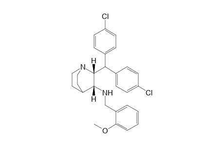 cis-2-[Bis(4-chlorophenyl)methyl]-N-[(2-methoxyphenyl)methyl]-1-azabicyclo[2.2.2]octan-3-amine