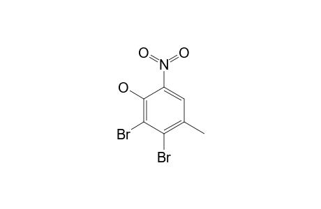 2,3-DIBROMO-4-METHYL-6-NITROPHENOL