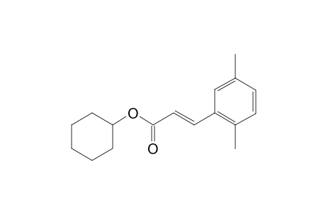 (E)-Cyclohexyl 3-(2,5-dimethylphenyl)acrylate