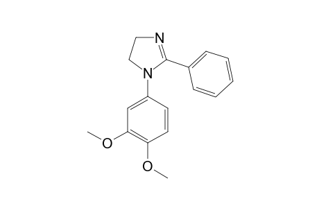 1-(3,4-dimethoxyphenyl)-2-phenyl-4,5-dihydroimidazole