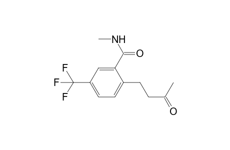 N-Methyl-2-(3-oxobutyl)-5-(trifluoromethyl)benzamide