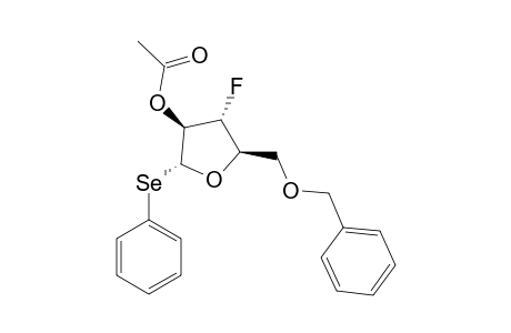PHENYL-2-O-ACETYL-5-O-BENZYL-1,3-DIDEOXY-3-FLUORO-1-SELENO-ALPHA-D-ARABINOFURANOSIDE