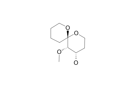 [4S*,5S*,6S*]-5-METHOXY-1,7-DIOXASPIRO-[5.5]-UNDECAN-4-OL