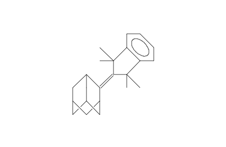 1,1,3,3-Tetramethyl-indan-2-ylidene-adamantane