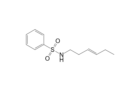 N-[(E)-hex-3-enyl]benzenesulfonamide