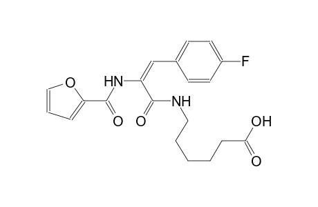 hexanoic acid, 6-[[(2E)-3-(4-fluorophenyl)-2-[(2-furanylcarbonyl)amino]-1-oxo-2-propenyl]amino]-
