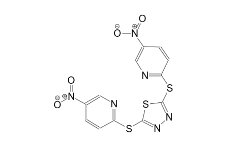 5-nitro-2-({5-[(5-nitro-2-pyridinyl)sulfanyl]-1,3,4-thiadiazol-2-yl}sulfanyl)pyridine