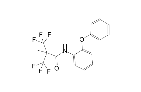 3,3,3-trifluoro-2-methyl-N-(2-phenoxyphenyl)-2-(trifluoromethyl)propanamide