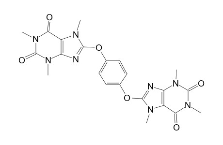 1,4-bis-(1,3,7-Trimethyl-2,6-dioxo-2,3,6,7-tetrahydro-1H-purin-8-yloxy)-benzene