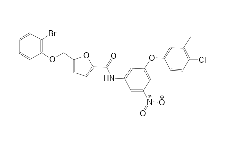 5-[(2-bromophenoxy)methyl]-N-[3-(4-chloro-3-methylphenoxy)-5-nitrophenyl]-2-furamide