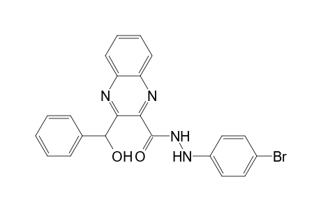 2-Quinoxalinecarboxylic acid, 3-(hydroxyphenylmethyl)-, 2-(4-bromophenyl)hydrazide