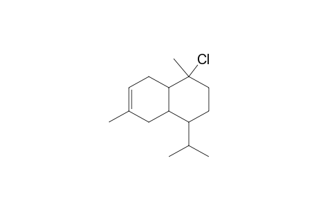 Naphthalene, 1-chloro-1,2,3,4,4a,5,8,8a-octahydro-1,6-dimethyl-4-(1-methylethyl)-, (1.alpha.,4.beta.,4a.beta.,8a.beta.)-(.+-.)-