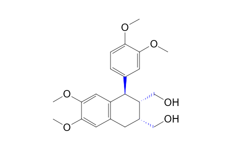 1,2-trans-2,3-cis-6,7-dimethoxy-1-(3,4-dimethoxyphenyl)-1,2,3,4-tetrahydro-2,3-naphthalenedimethanol
